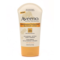 8723_10001100 Image Aveeno Sunblock Lotion, Continuous Protection, SPF 45.jpg